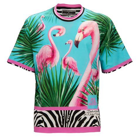 dj khaled dolce gabbana t shirt|Dolce & Gabbana x DJ Khaled Flamingo Shirt .